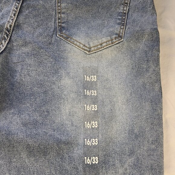 Angels Of Difference Jeans with Belt Women's 16/33 with 29" inseam Blue - Picture 3 of 10